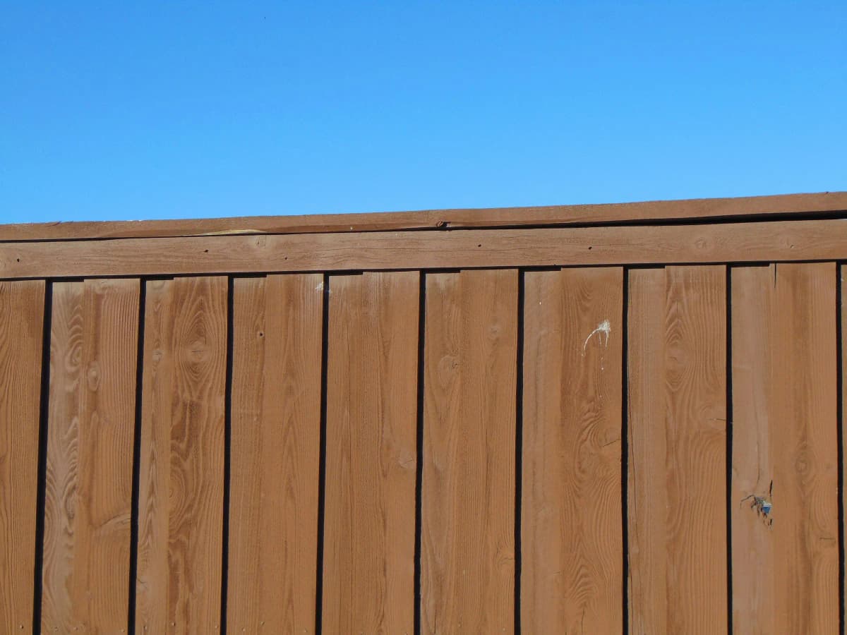 Professionally installed fence