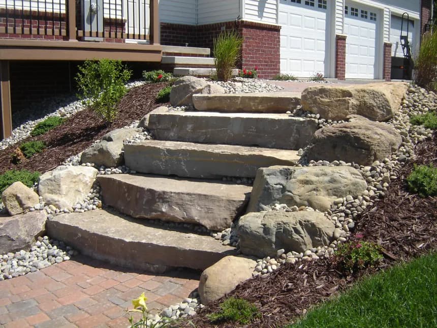 Hardscaping outdoor living space